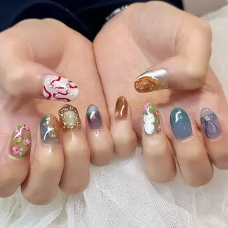 ネイル 新井 ひなののネイルデザイン