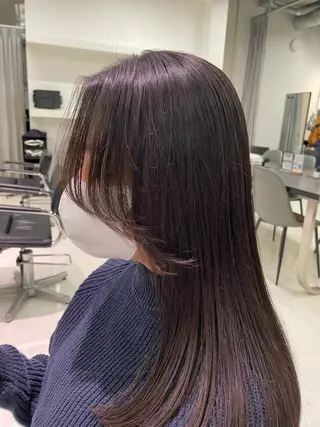 セミロング 🐺ウルフ/レイヤー カット/高嶋湧大のヘアスタイル