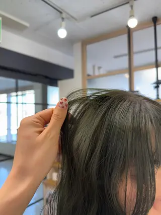 ミディアム ヤマダレナ/個室/ 透明感艶カラー😽✨のヘアスタイル