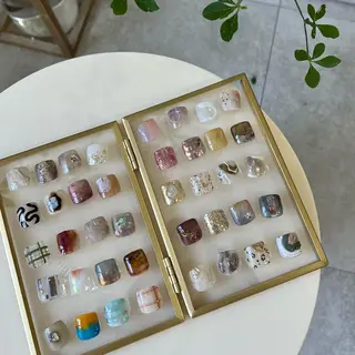 ショート カラー ネイル nail◯ petitnanoのネイルデザイン
