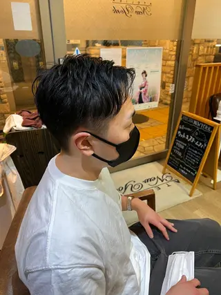 ショート メンズ miku 三ノ輪のヘアスタイル
