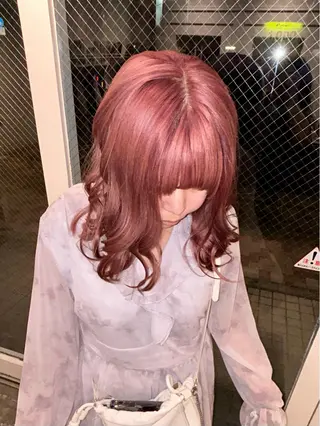 ミディアム カラー はな ∕カットモデル募集中のヘアスタイル