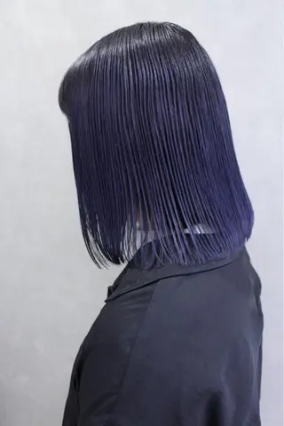 ミディアム カラー ヘアアレンジ lani ブリーチ /ダブルカラーのヘアスタイル