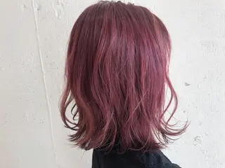 ミディアム カラー ふくだ りさ【ciAo!】のヘアスタイル