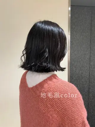 ミディアム カラー ヘアアレンジ ボブ /ニュアンス/ satomi🧸💖のヘアスタイル