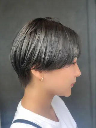 ショート 菊池 幹のヘアスタイル