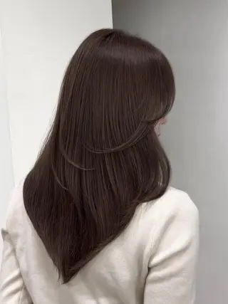 ロング 韓国ヘア×2way 🇰🇷和知拓郎のヘアスタイル