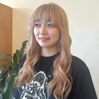 ロング カラー ✨ブリーチカラー /菜月‪‪✨のヘアスタイル