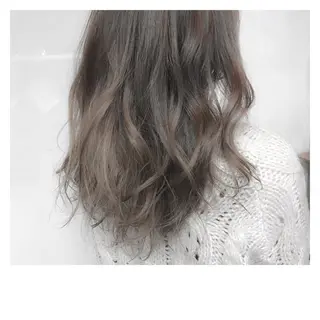 セミロング カラー 髪質改善、縮毛矯正 店長浅野太郎のヘアスタイル