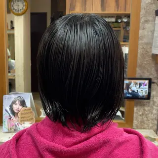 ミディアム 【金沢文庫4分】髪質 改善/縮毛矯正アラタのヘアスタイル