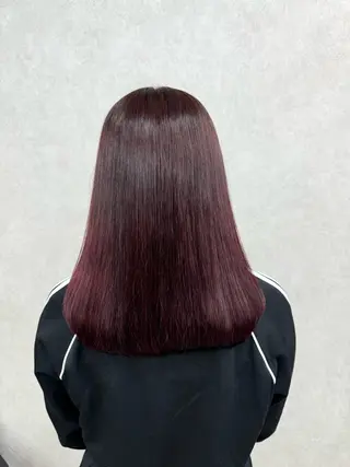 ロング カラー 🍎暖色カラーで大人 可愛く🍒齋藤すみれのヘアスタイル
