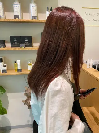 ロング カラー 韓国好き🇰🇷 美容師MIKUのヘアスタイル