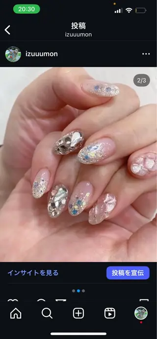 ネイル 🦋izmon nailstudioのネイルデザイン
