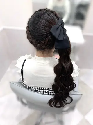 ロング ヘアアレンジ 松村 知佳のヘアスタイル