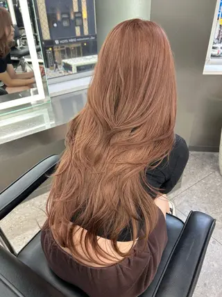 ロング カラー nanaka 🤍韓国ワンホンヘアのヘアスタイル