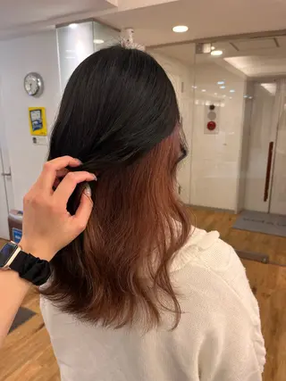 ロング un.le.pont ルカ 🎨のヘアスタイル