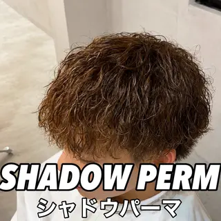 メンズ ツイスト シャドー マッシュおがたたくむのヘアスタイル
