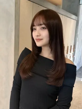 ロング カラー 🎀池袋🎀透明感 🩵カラー🫧ななみのヘアスタイル