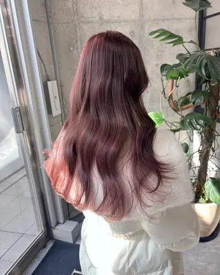 ロング カラー leben serikaのヘアスタイル