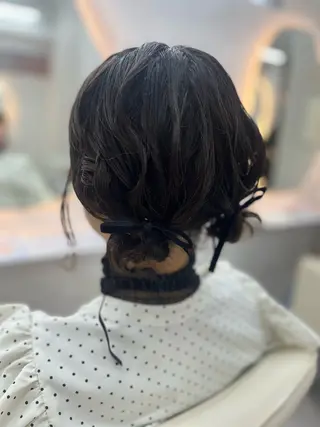 ショート ヘアアレンジ 🫧みひろ🫧カット カラーモデル募集のヘアスタイル