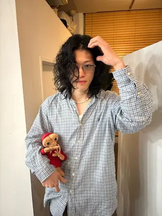 カラー メンズ パーマ 🍄Kurumi🍄のヘアスタイル