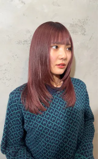 セミロング NORA銀座 NATSUMIのヘアスタイル