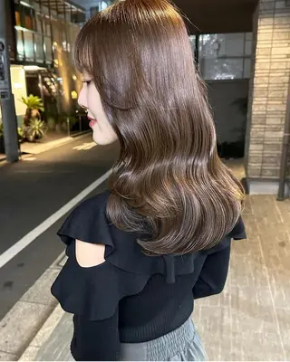 ロング 🎀韓国/艶髪/暗髪 🎀 柚月🫧立川駅のヘアスタイル