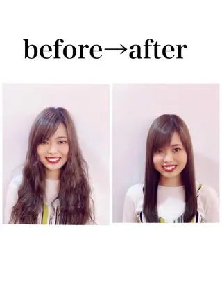 ロング 榎本 美雪のヘアスタイル