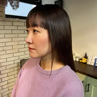 セミロング 💘札幌クロスパーマ 髪質改善💘rinaのヘアスタイル