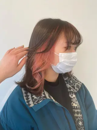 カラー 🎀暖色/オリーブ カラー🎀seinaのヘアスタイル