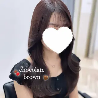 ロング 顔まわり🎀ピンク 💖ゆうなのヘアスタイル
