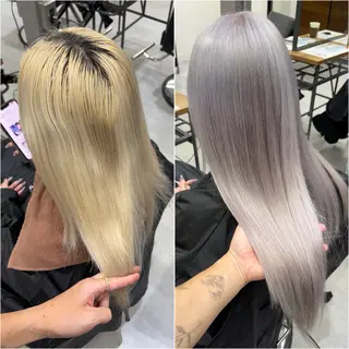ロング カラー KEISUKE🐶 カラー✨エクステのヘアスタイル
