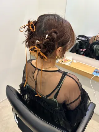 ロング ヘアアレンジ レイヤー/ナチュラル 💐nao.のヘアスタイル