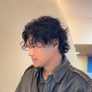 ミディアム パーマ メンズ メンズ特化美容師 / 篠谷祐輝のヘアスタイル