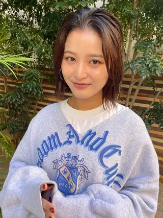 カラー 薄井 稜太のヘアスタイル