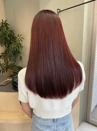 ロング カラー 🦋うる艶透明感ヘア 今井達也のヘアスタイル
