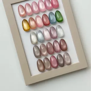 ネイル 池袋Uni nail 上品シンプルデザインのネイルデザイン