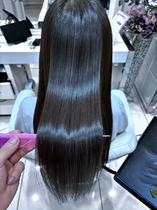 ロング 艶髪 /ダメージレス 縮毛矯正 / くうのヘアスタイル