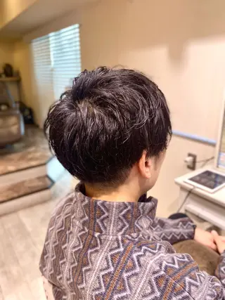 パーマ メンズ メンズパーマ・ カット モリヤ🌺のヘアスタイル