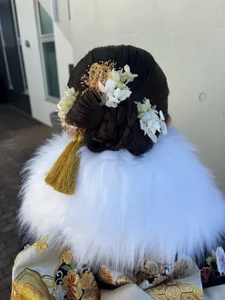 ミディアム 大林 エリコのヘアスタイル