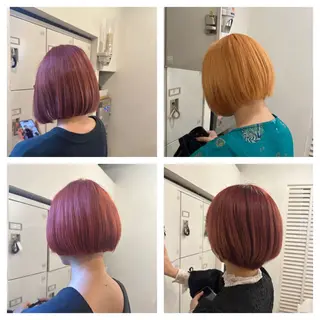 ショート 髪質改善＆ブリーチ 伊勢　祐一郎のヘアスタイル