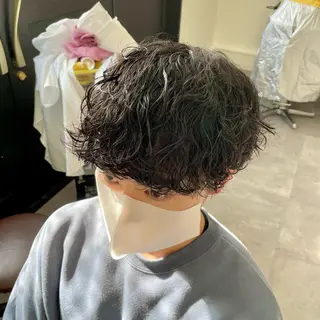 ショート パーマ メンズ 高槻/大学生にも人気 🥰ルービック高槻のヘアスタイル