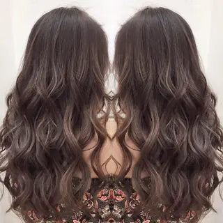ロング カラー ヘアアレンジ KEISUKE🐶 カラー✨エクステのヘアスタイル
