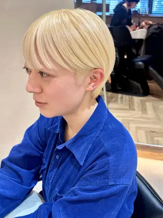 ショート Hug👩🏼‍🦱 警固HIBIOのヘアスタイル