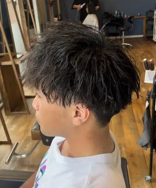 パーマ メンズ CUORE HAIR ange水戸所属・🌟パーマリスト 鈴木雄大🌟のヘアスタイル