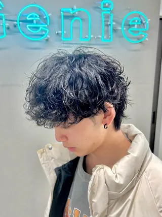 セミロング パーマ メンズ 🏁メンズパーマ/ RYOYAのヘアスタイル