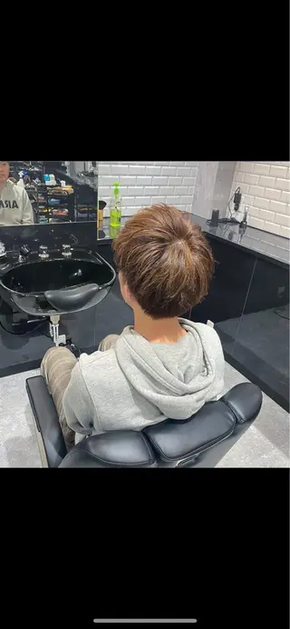 ミディアム カラー メンズ 前田賢生 ご新規様はNGのヘアスタイル