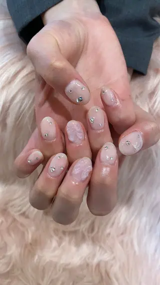 ネイル crystal ⭐︎ colorのネイルデザイン