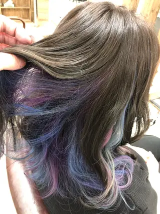 セミロング ヘアセット 野中のヘアスタイル