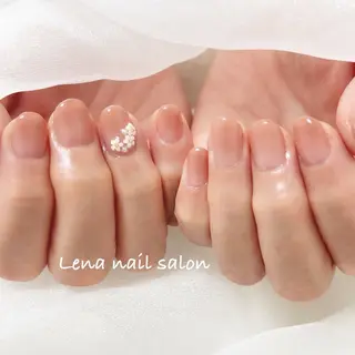 ネイル 自爪育成ネイルケア Lena  nailのネイルデザイン